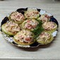Фото рецепта: Жареные кабачки с помидорами, сыром и чесноком